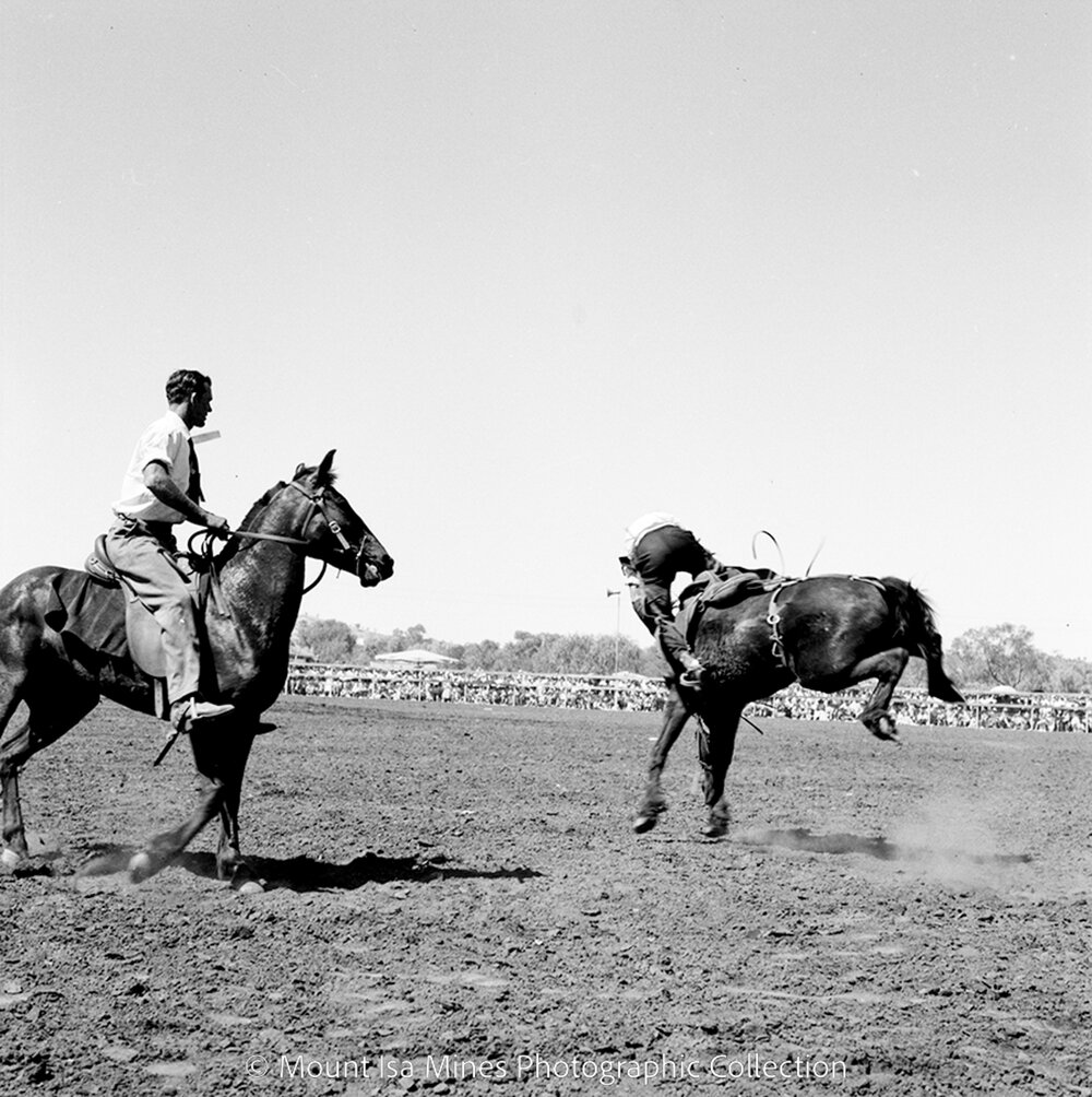 Mount Isa Rotary Rodeo, Spear Creek, September 1959