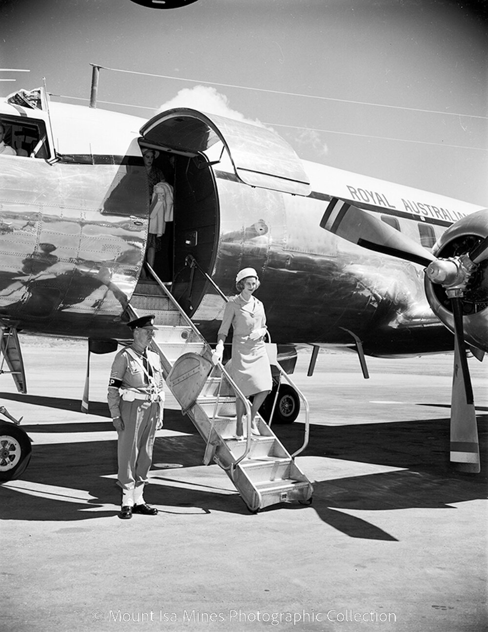 Princess Alexandra visits Mount Isa, August 1959