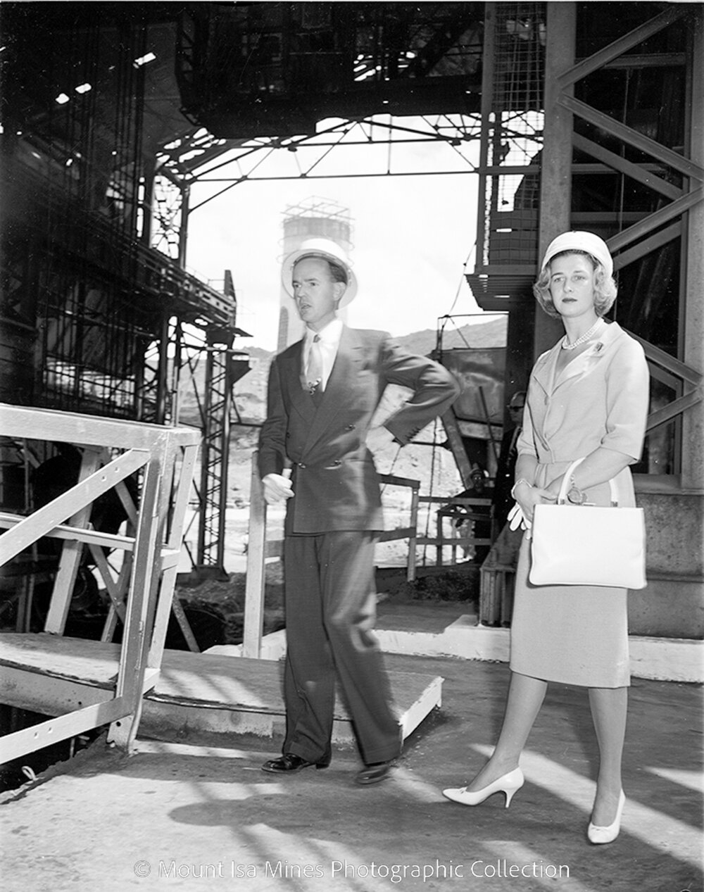 Princess Alexandra visits Mount Isa, August 1959