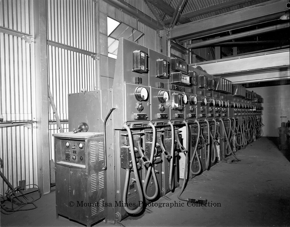 HV substation mine sub switchgear, Mount Isa Mines, October 1959