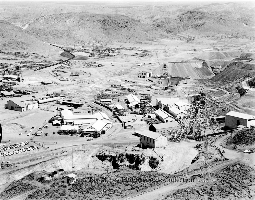 Man and Supply area, Mount Isa Mines, November 1959