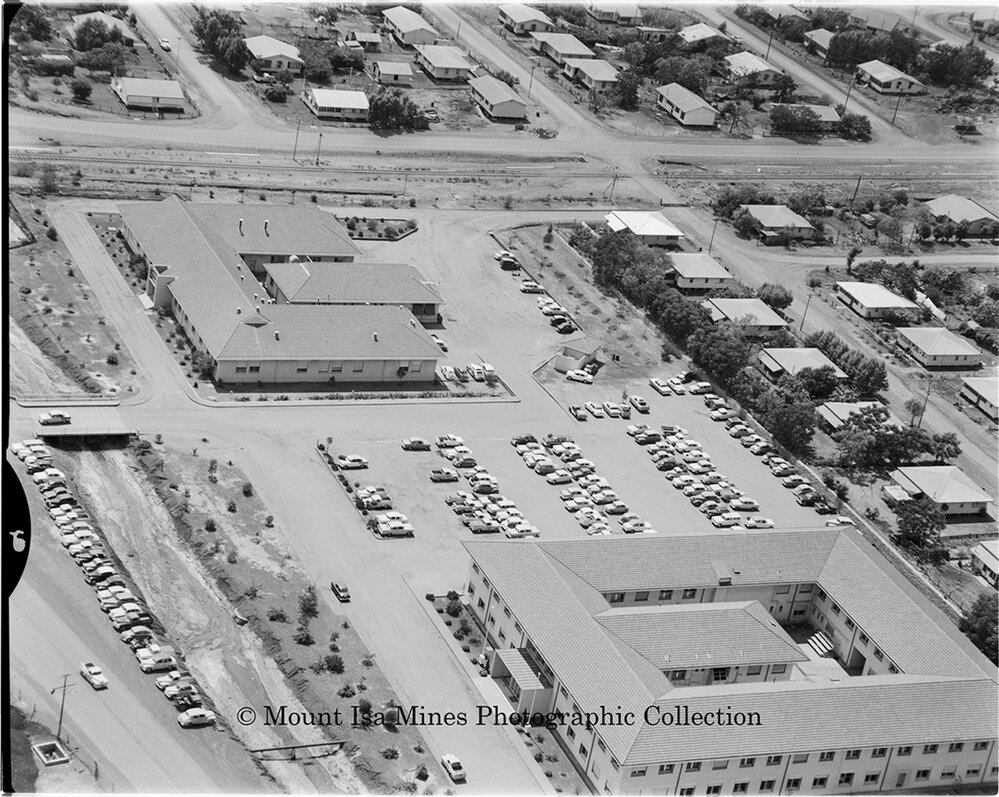 MIM General Office and assay laboratory, Parkside, November 1959