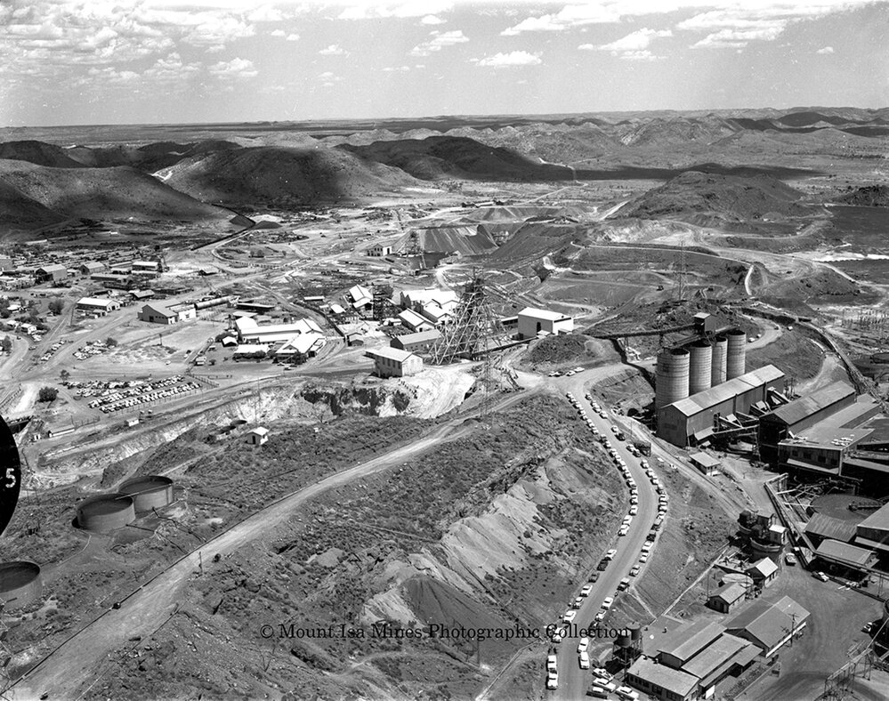 Man and Supply area, Mount Isa Mines, November 1959