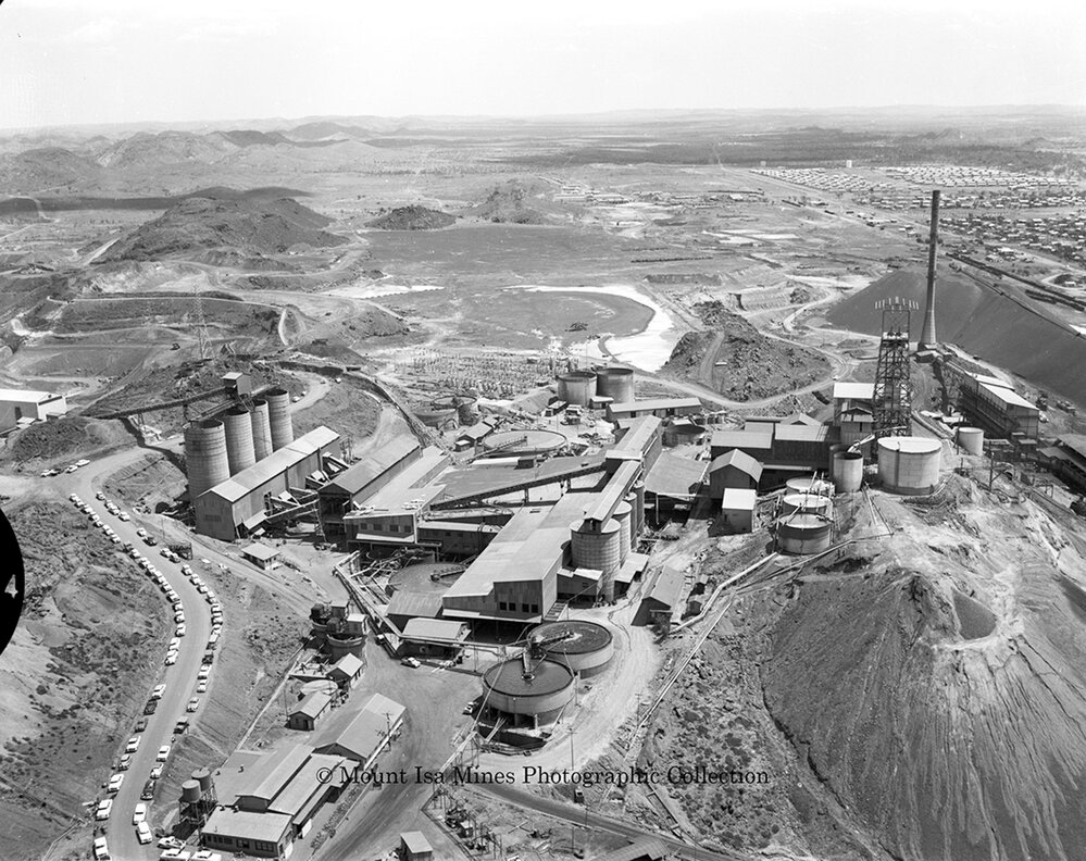Mill and MIT Switchyard, Mount Isa Mines, November 1959