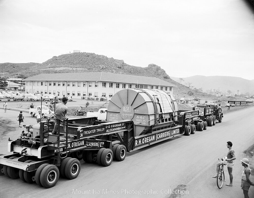 Mica Creek Power Station under construction, February 1959