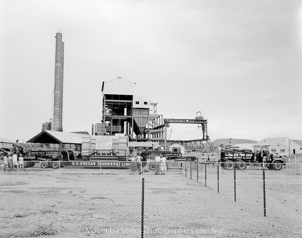 Stator for Mica Creek Power Station, Alice Springs, February 1959
