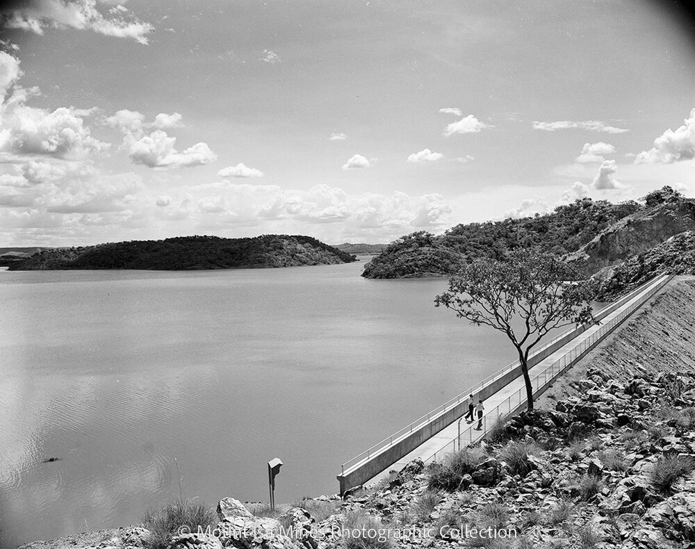 Leichhardt Dam, Lake Moondarra, April 1959