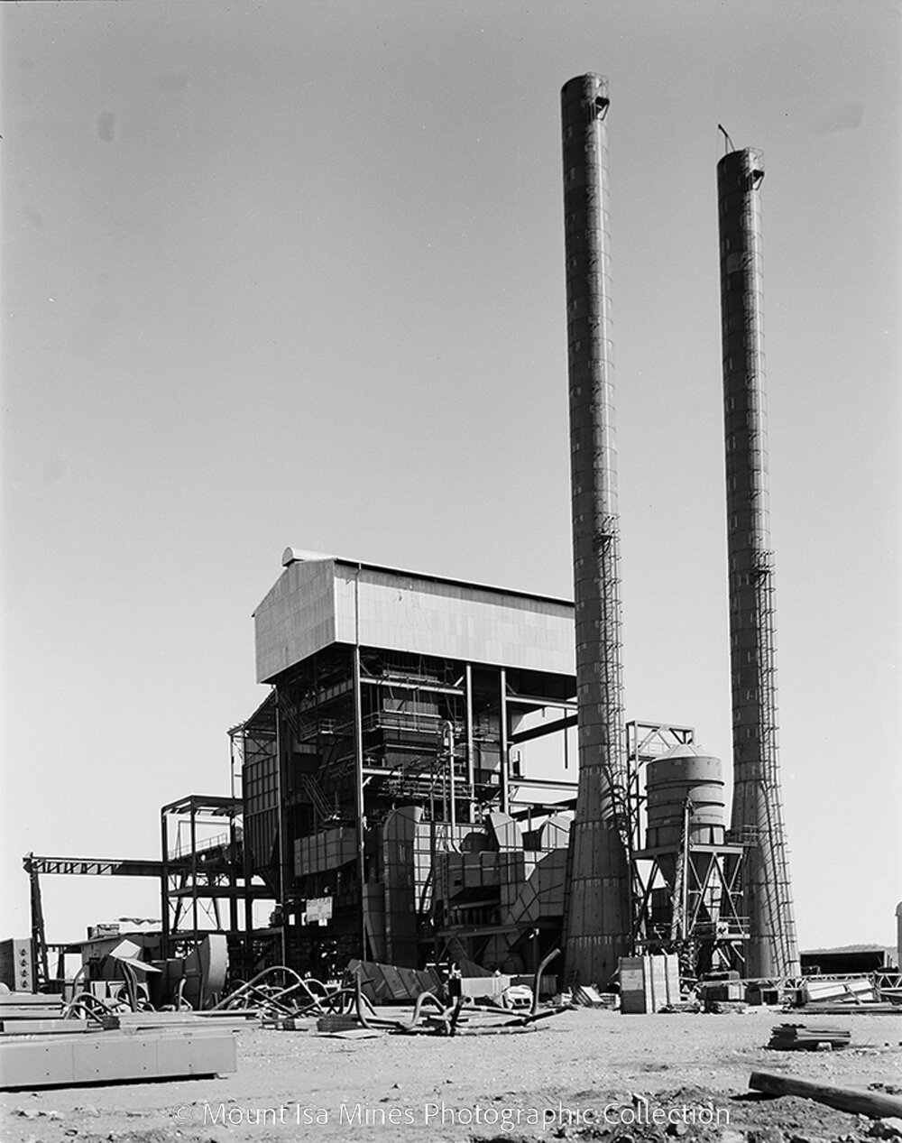 Mica Creek Power Station under construction, April 1959