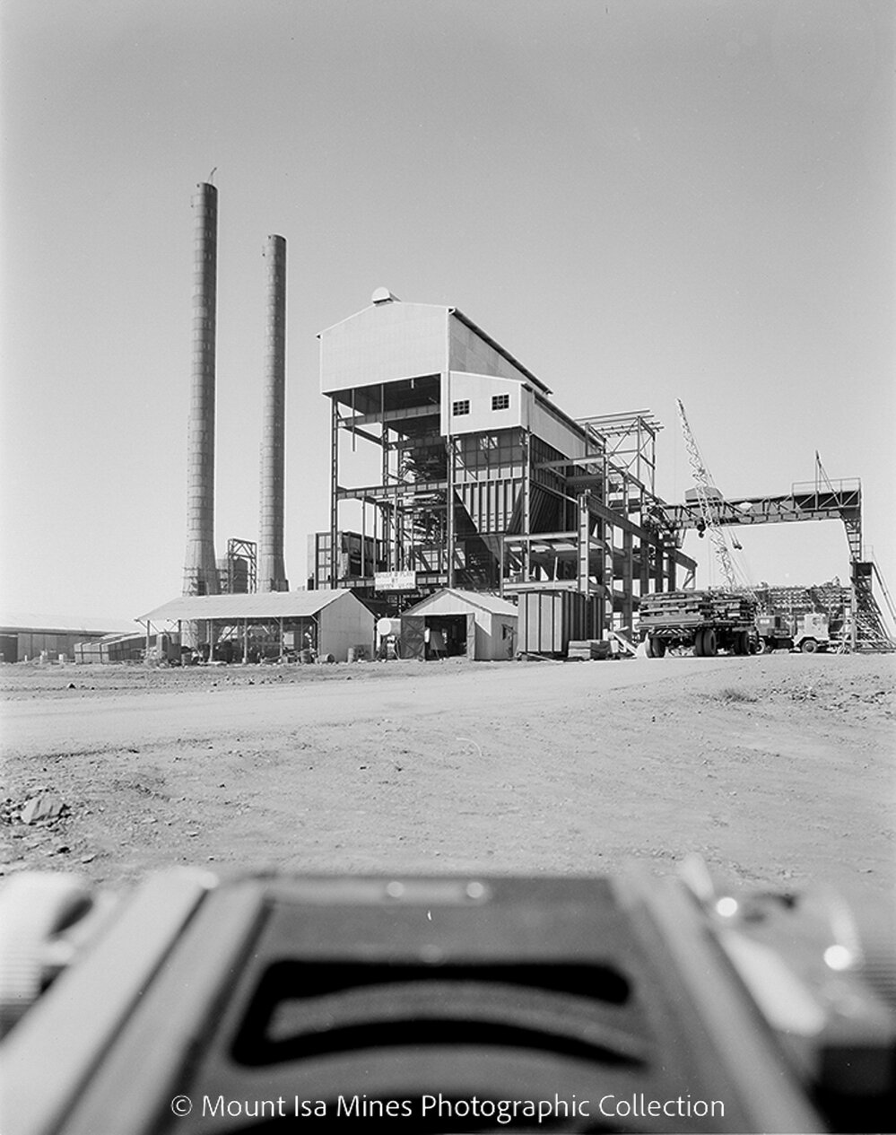 Mica Creek Power Station under construction, April 1959