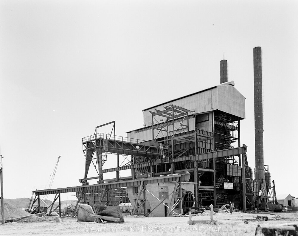 Mica Creek Power Station under construction, April 1959