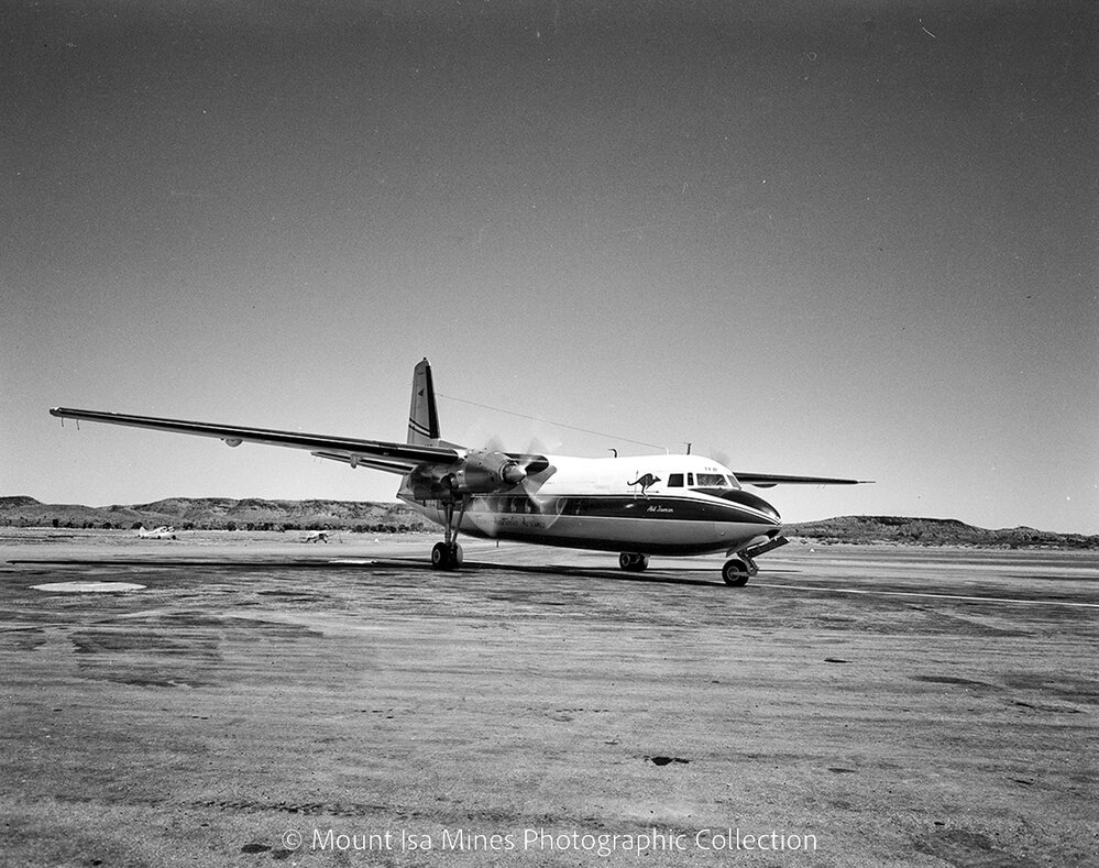 Arrival of First Fokker Friendship, April 1959