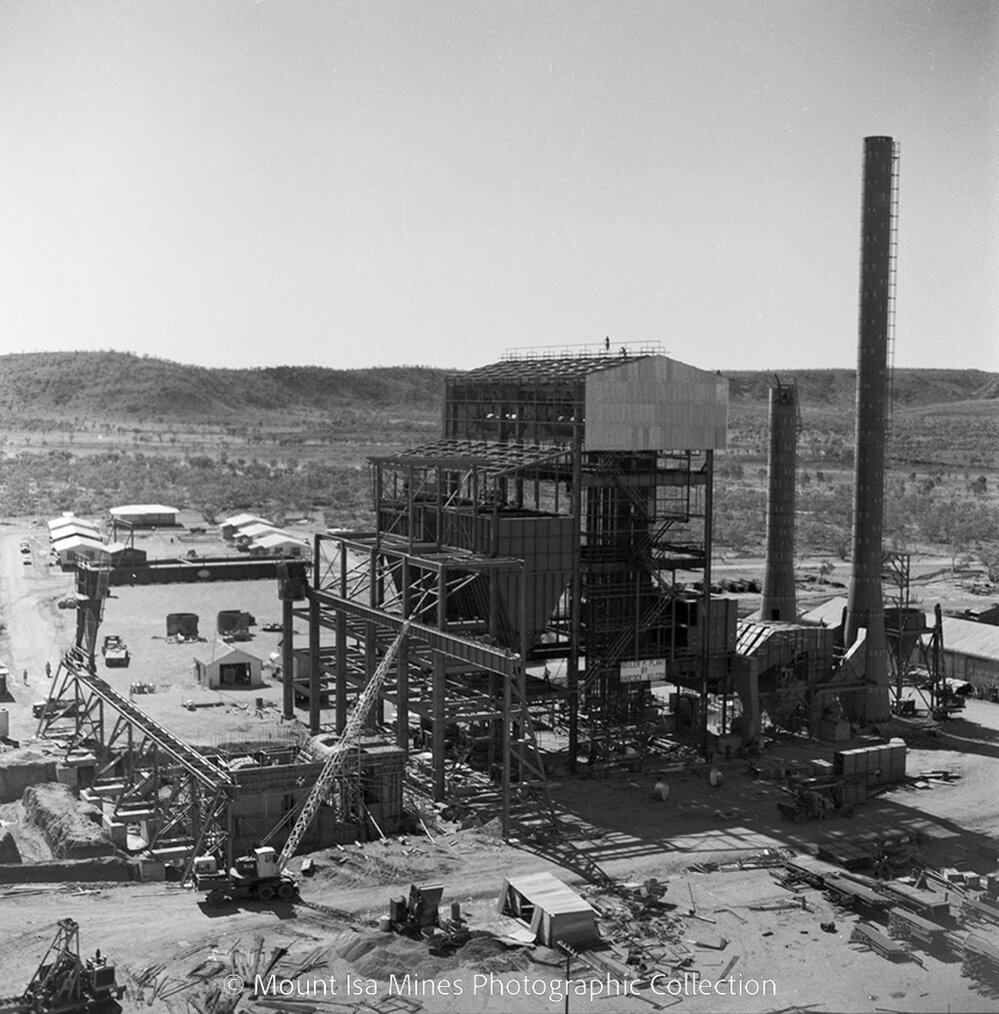 Mica Creek Power Station under construction, Mica Creek, December 1958