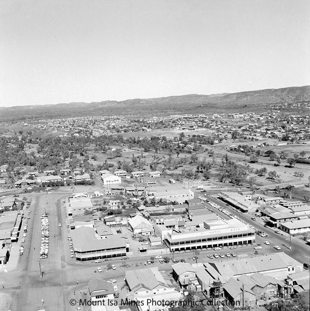 Mount Isa CBD, July 1959