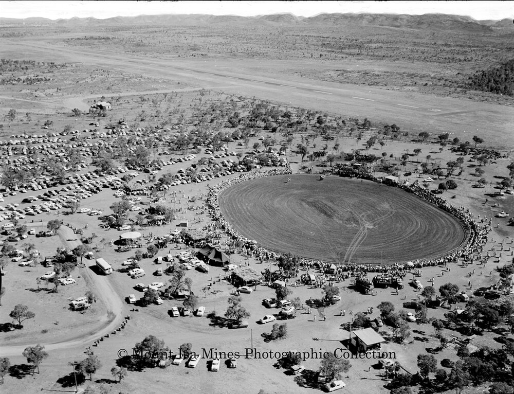 Mount Isa Rotary Rodeo, Spear Creek, September 1959