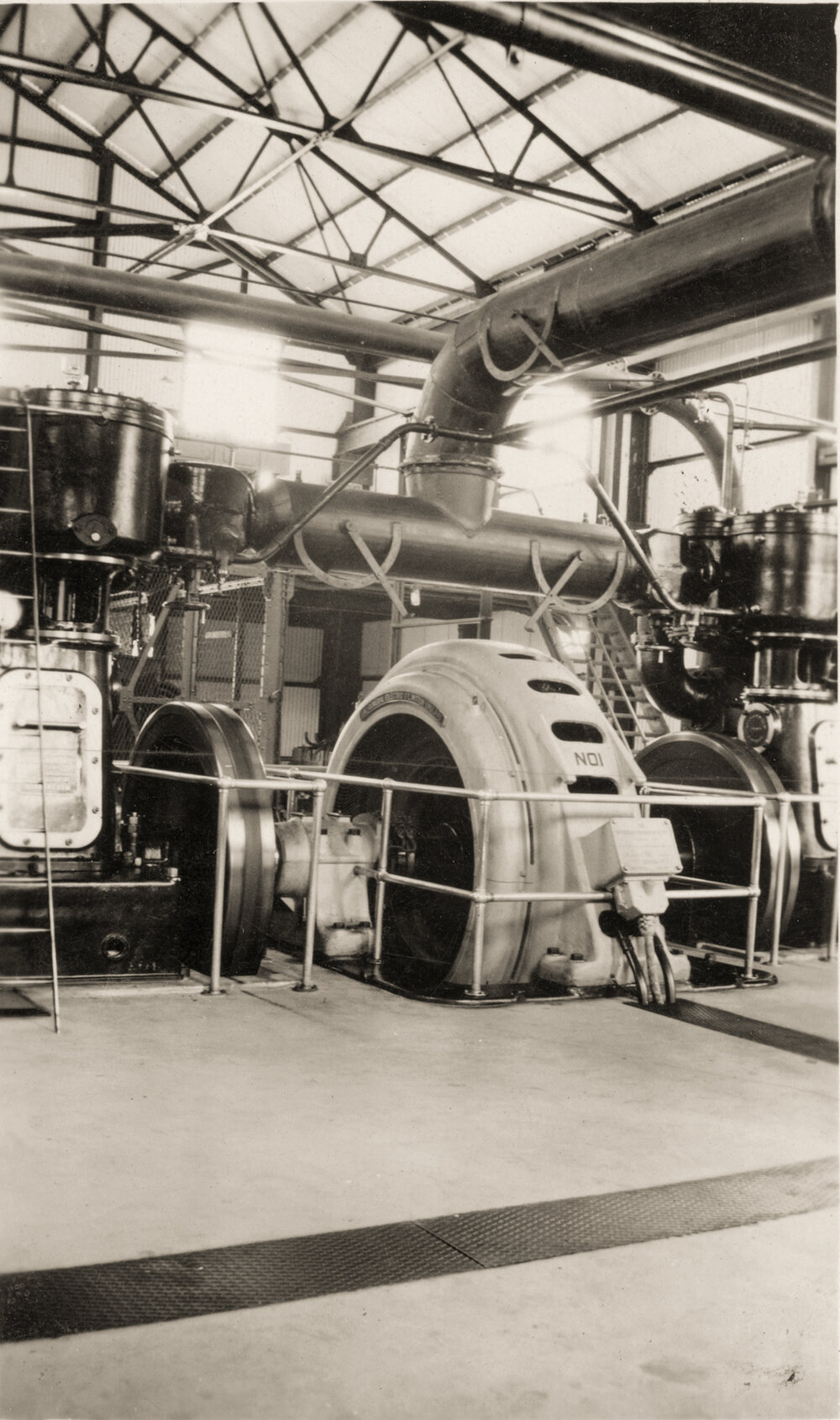 Belliss and Morcom at Man and Supply area, Mount Isa Mines, c.1931