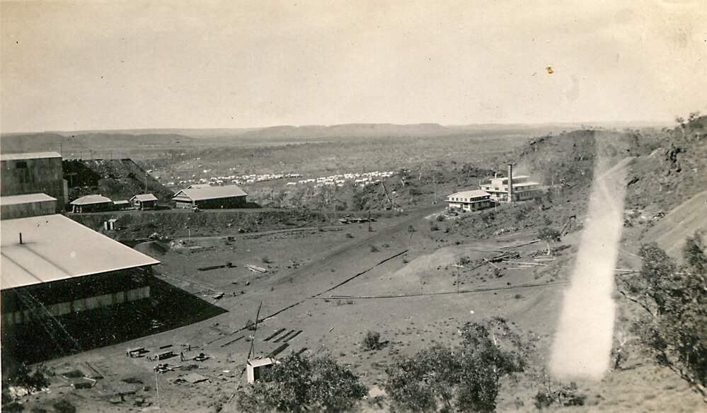 General view looking south east, Mount Isa Mines, c.1931