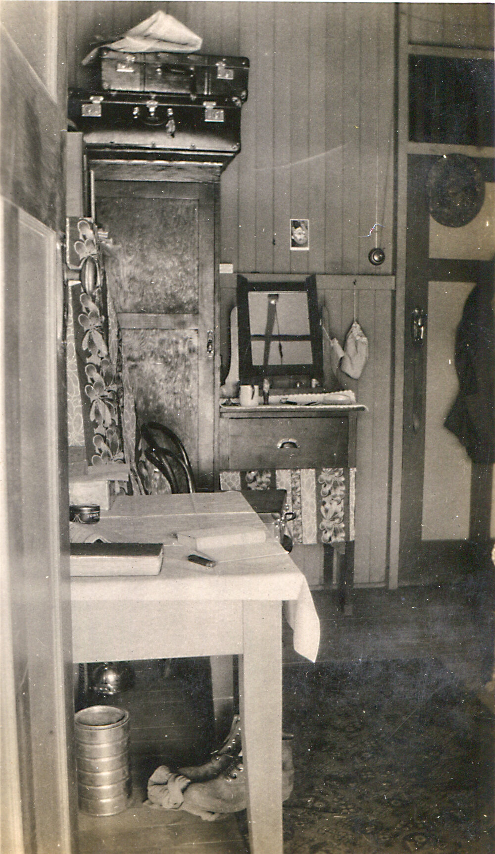 Interior of a dormitory, Mineside, c.1931
