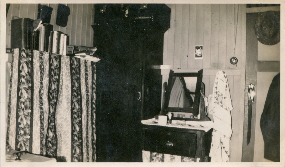 Interior of a dormitory, Mineside, c.1931