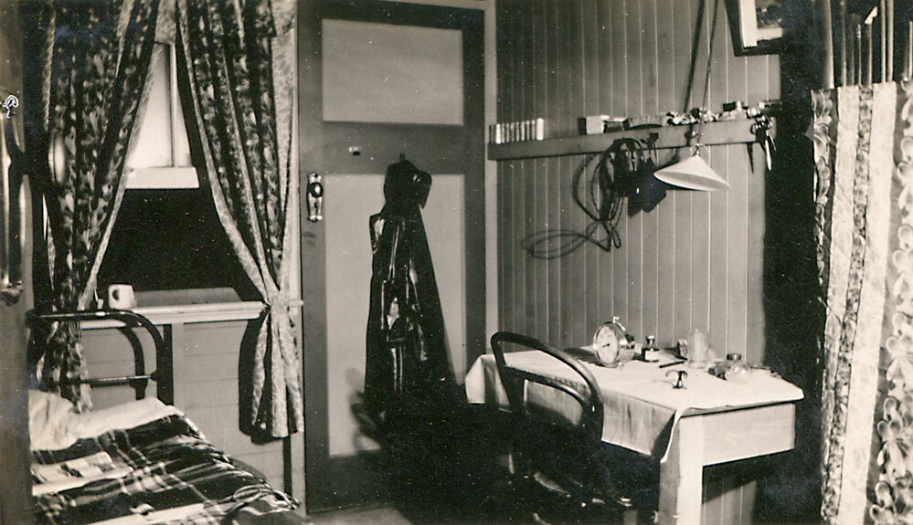 Interior of a dormitory, Mineside, c.1931