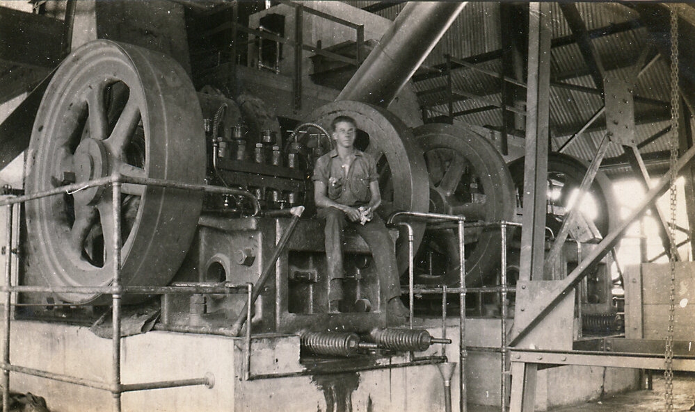 Jaw crusher at Mill, Mount Isa Mines, c.1931