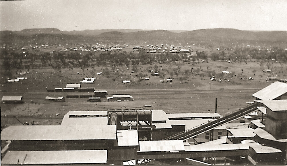 Miles End and lead smelter, Mount Isa Mines, c.1930
