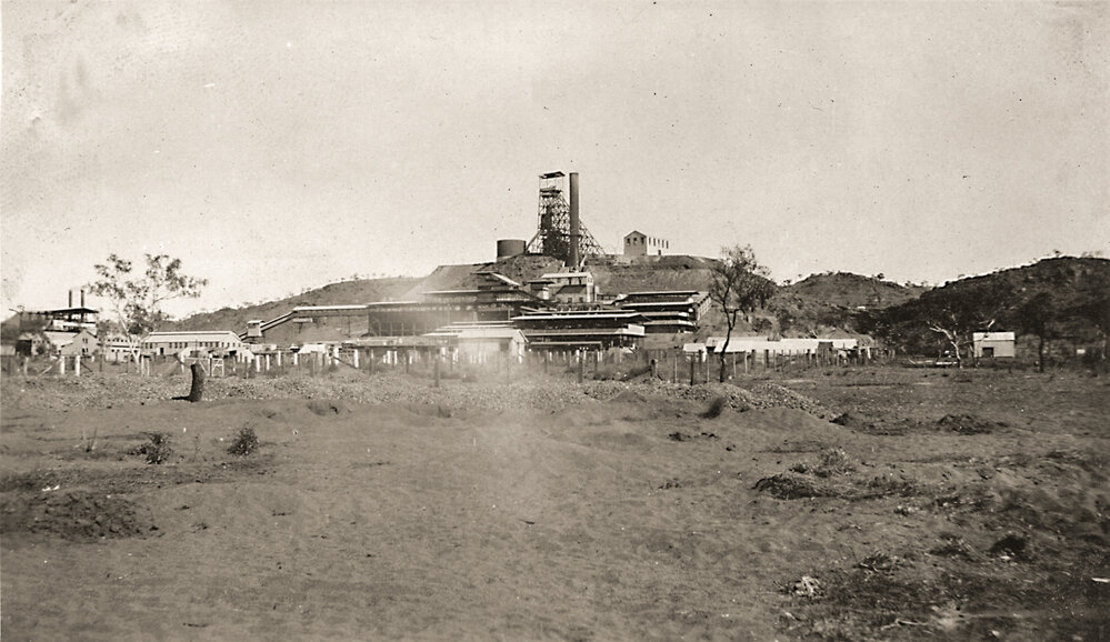 Lead Smelter and Urquhart Shaft Headframe, Mount Isa Mines, c.1931