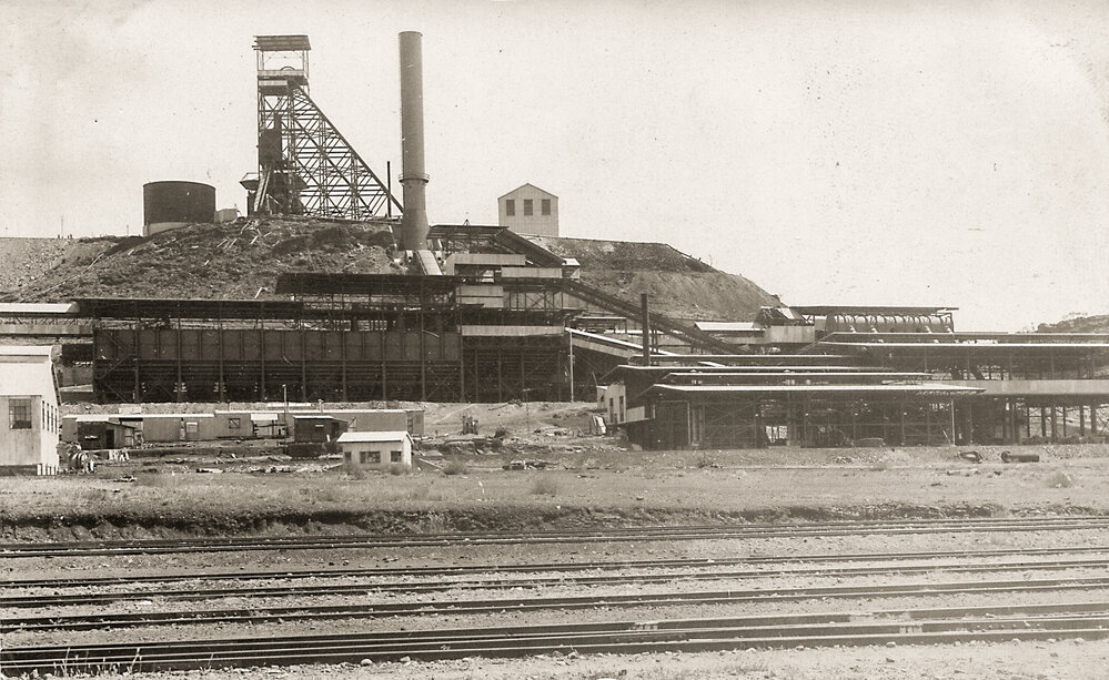 Lead Smelter and Urquhart Shaft Headframe, c.1931