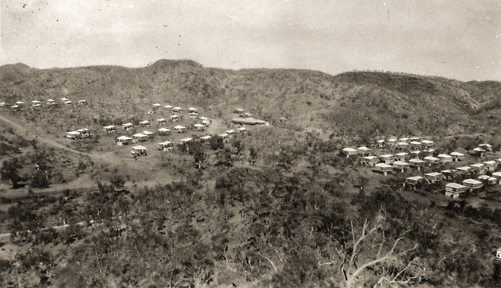 Mineside and Mount Isa Mines Hospital in centre, c.1932
