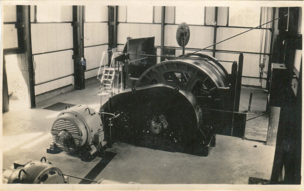 Winding hoist at Man and Supply area, Mount Isa Mines, c.1931