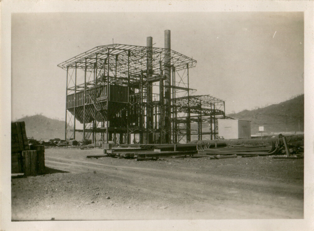 Mines Power Station under construction, Mount Isa Mines, c.1929