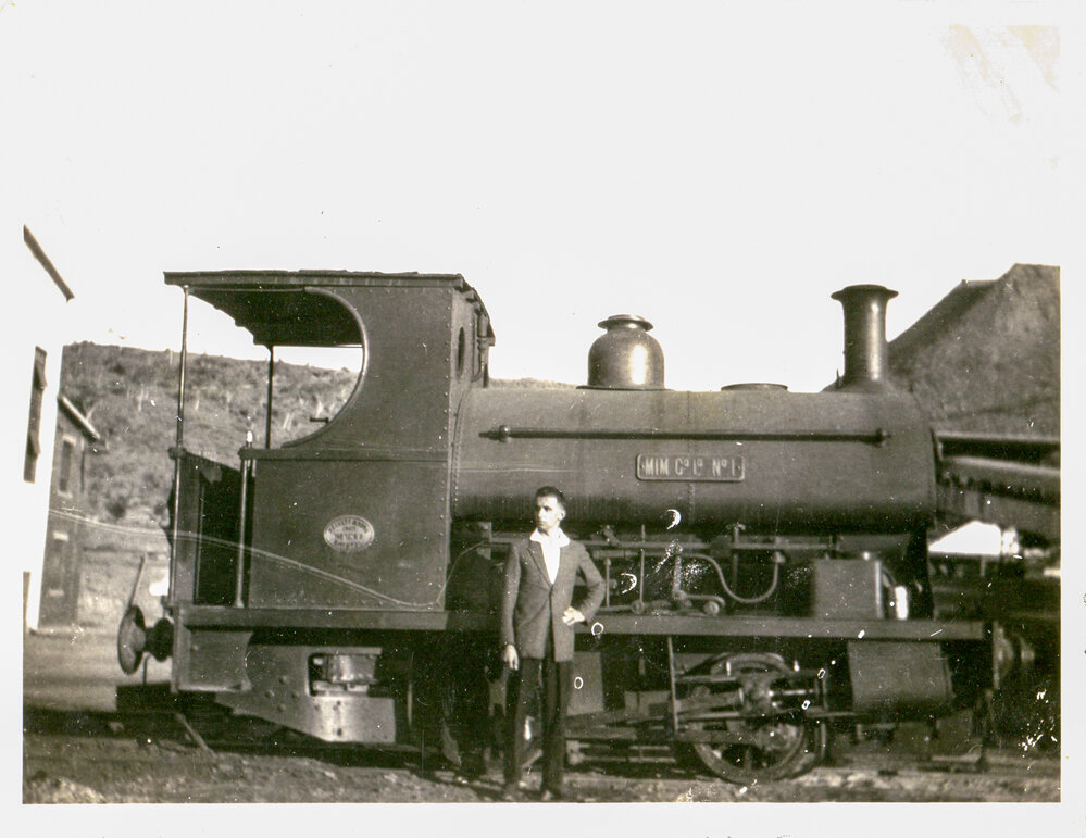 Mount Isa Mines first locomotive Peckett and Sons Bristol, c.1932