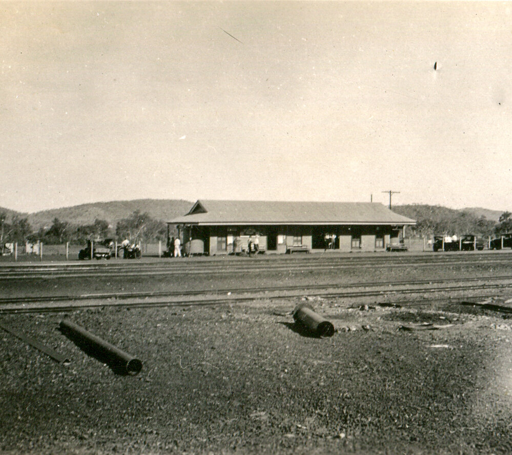 Mount Isa Railway Station, Townside, c.1932