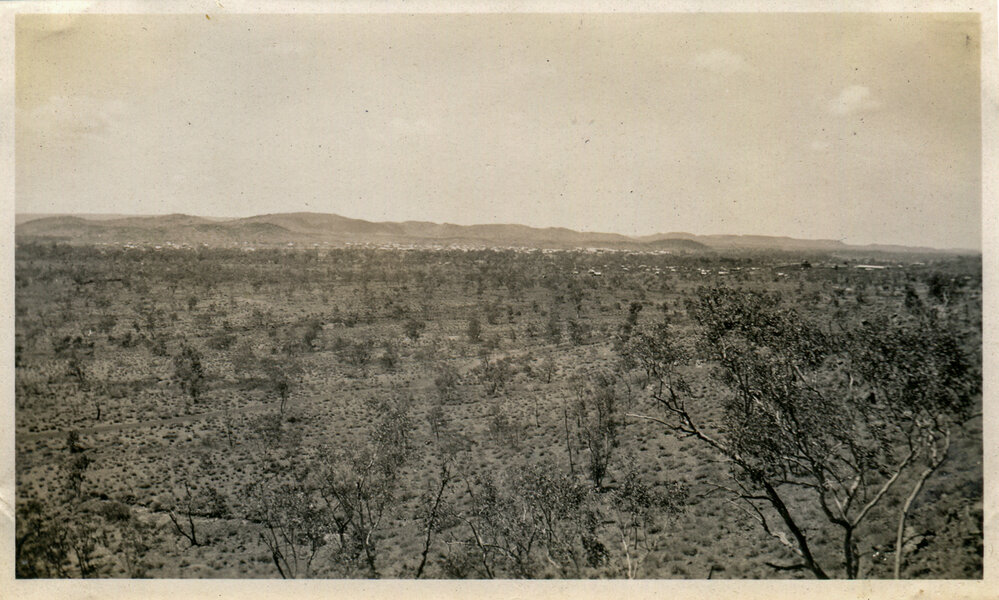 Mount Isa township from aerodrome, c.1931