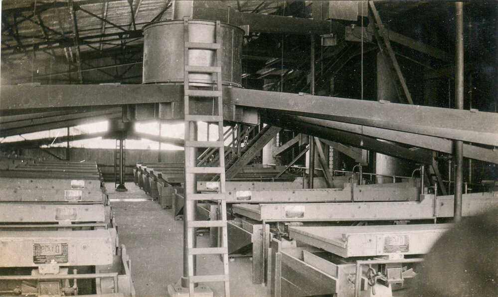 Concentrator table section, Mount Isa Mines, c. 1931