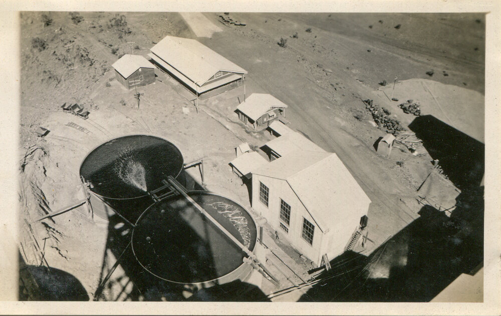 Return water tanks, Mount Isa Mines, c.1932