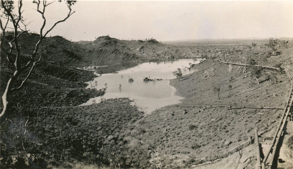 Tailings dam, c.1931