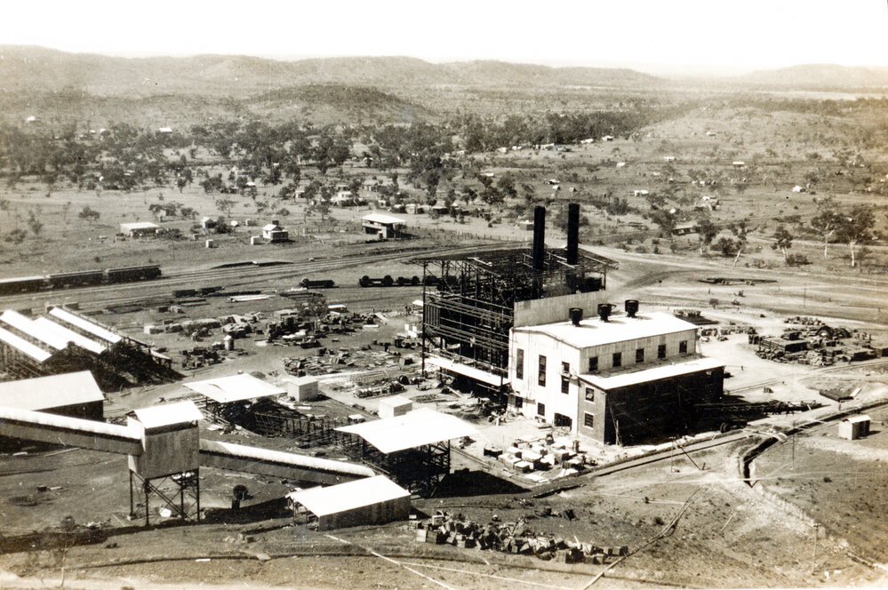 Mines Power Station under construction, Mount Isa Mines, c.1930 
