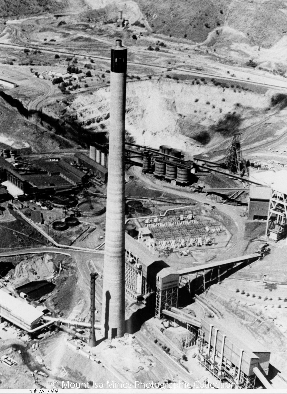 Lead Stack, Mount Isa Mines, November 1978
