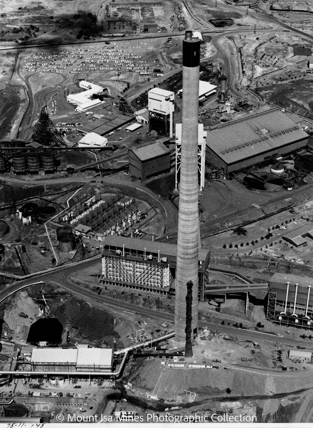 Lead Stack, Mount Isa Mines, November 1978