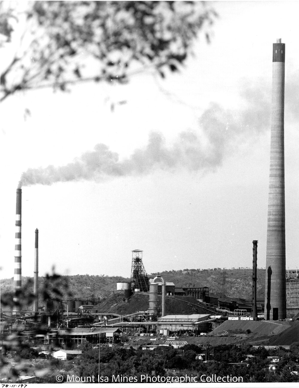 Lead Stack, Mount Isa Mines, November 1978