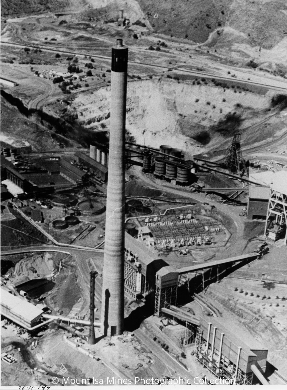 Lead Stack, Mount Isa Mines, November 1978