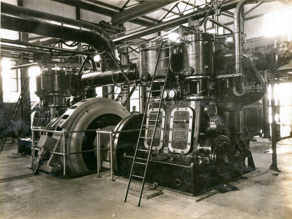 Bellis and Morcom device in man and supply area, Mount Isa Mines, January 1931