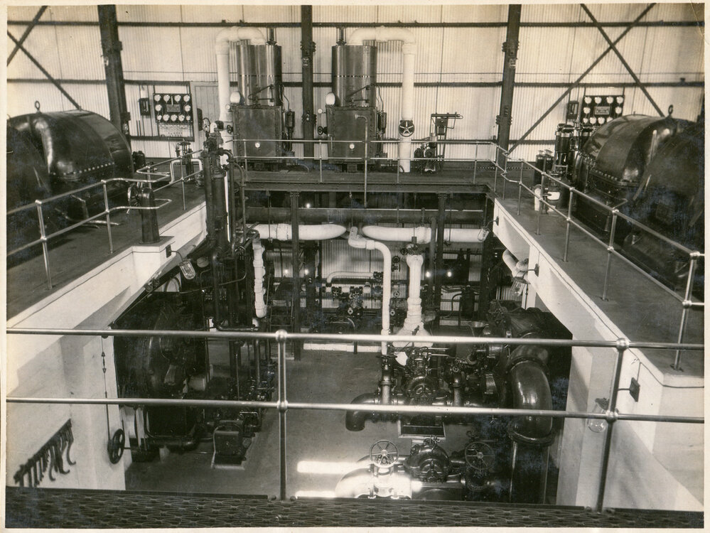 Mines Power Station condensor basement, Mount Isa Mines c.1931