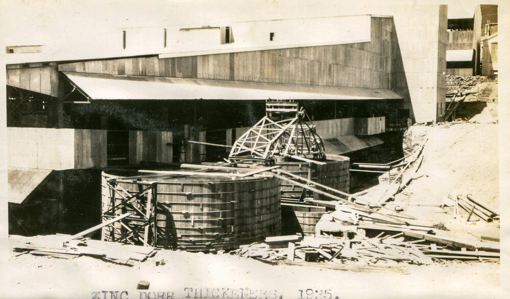 Zinc dorr thickeners, Mount Isa Mines, c.1935
