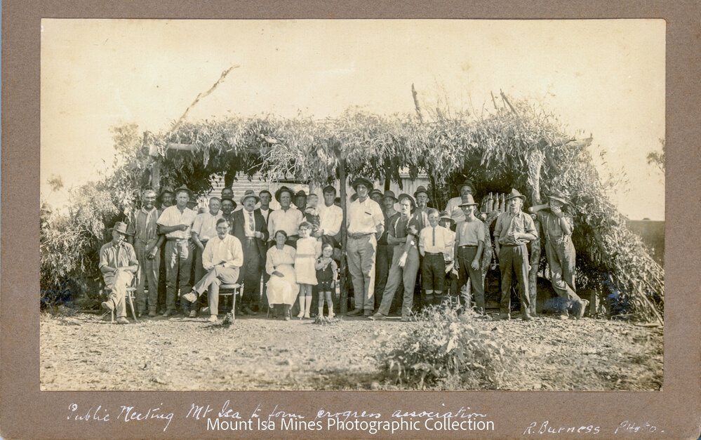 Mount Isa Progress Association public meeting, March 1924