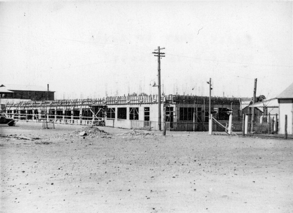 Hotel Boyd under construction, Mount Isa City, c.1950