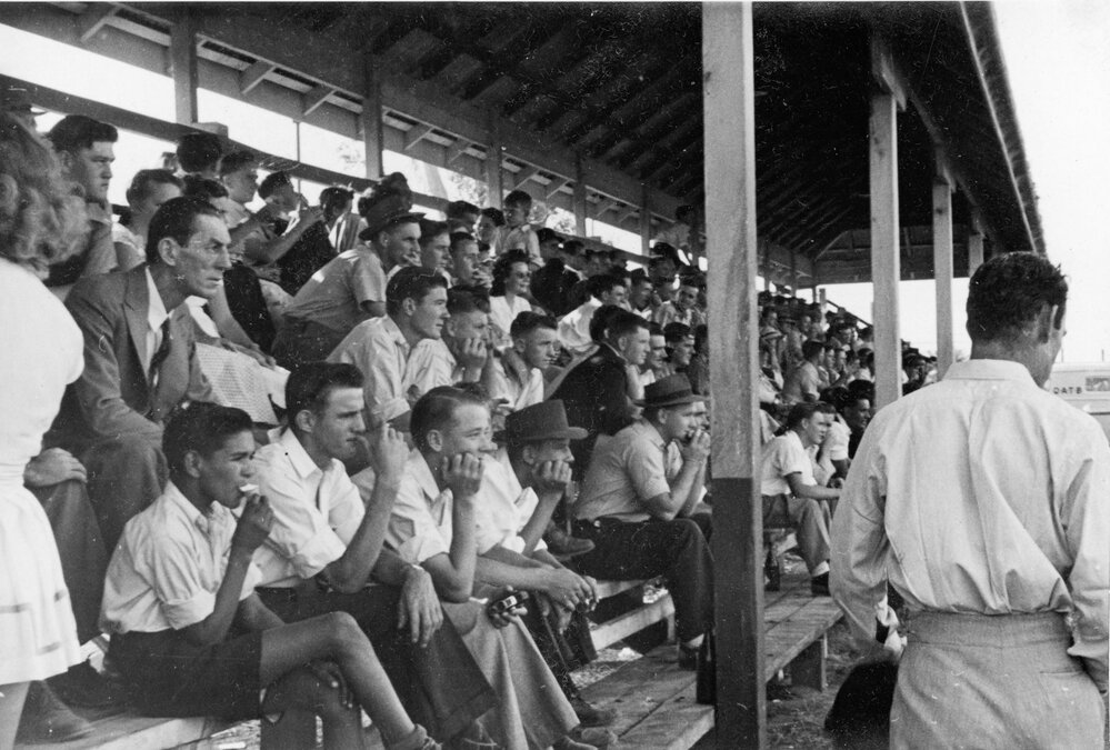 Mount Isa football grandstand, c.1950