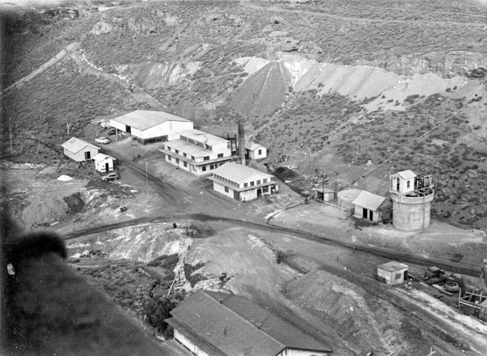 Mill, Assay Laboratory, Water Treatment Plant and Mill Time Gate, Mount Isa Mines, c.1950