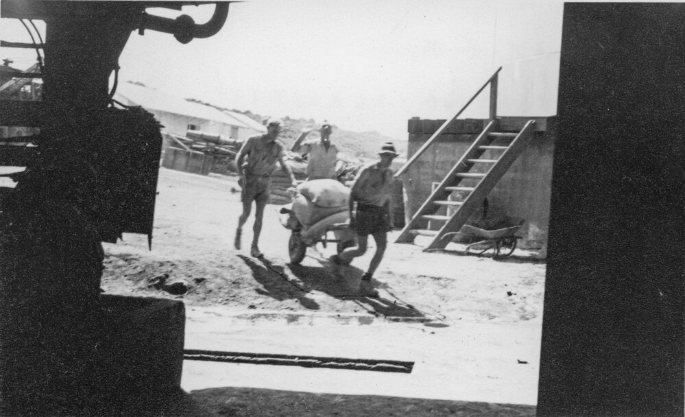 Mount Isa Mines Mill carting reagents, c.1948