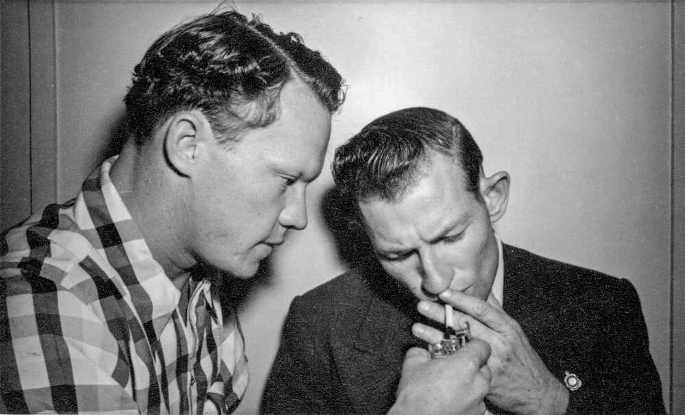 Peter Laurisen and Alick Parker, c.1955